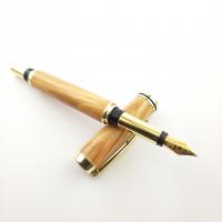 Stylo plume en bois d olivier 1